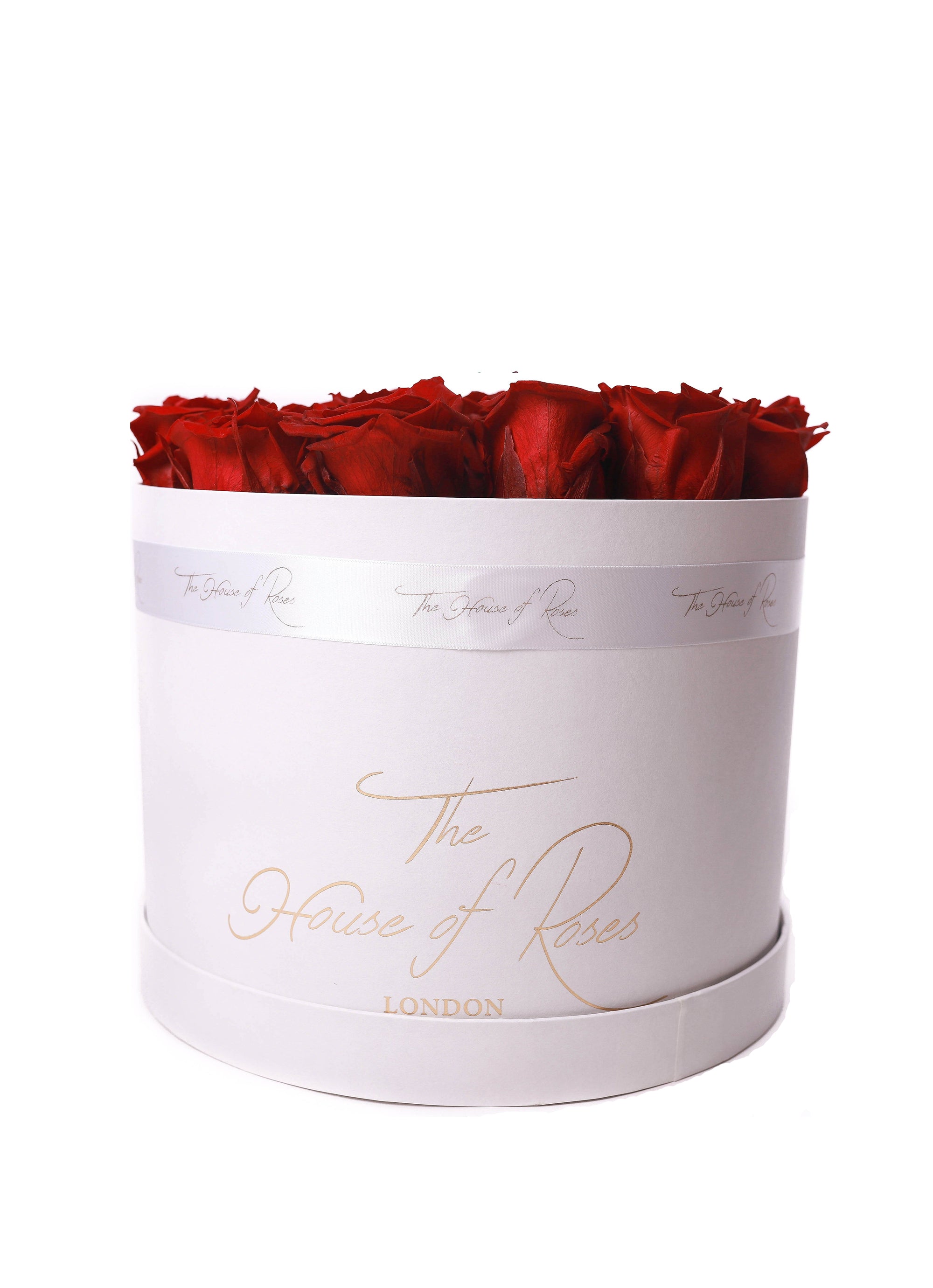 Eternal Rose Hatbox - White - The House of Roses London