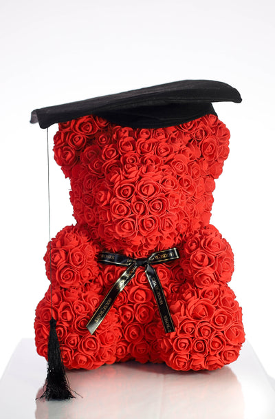 Graduation Hat For 40CM Rose Bear