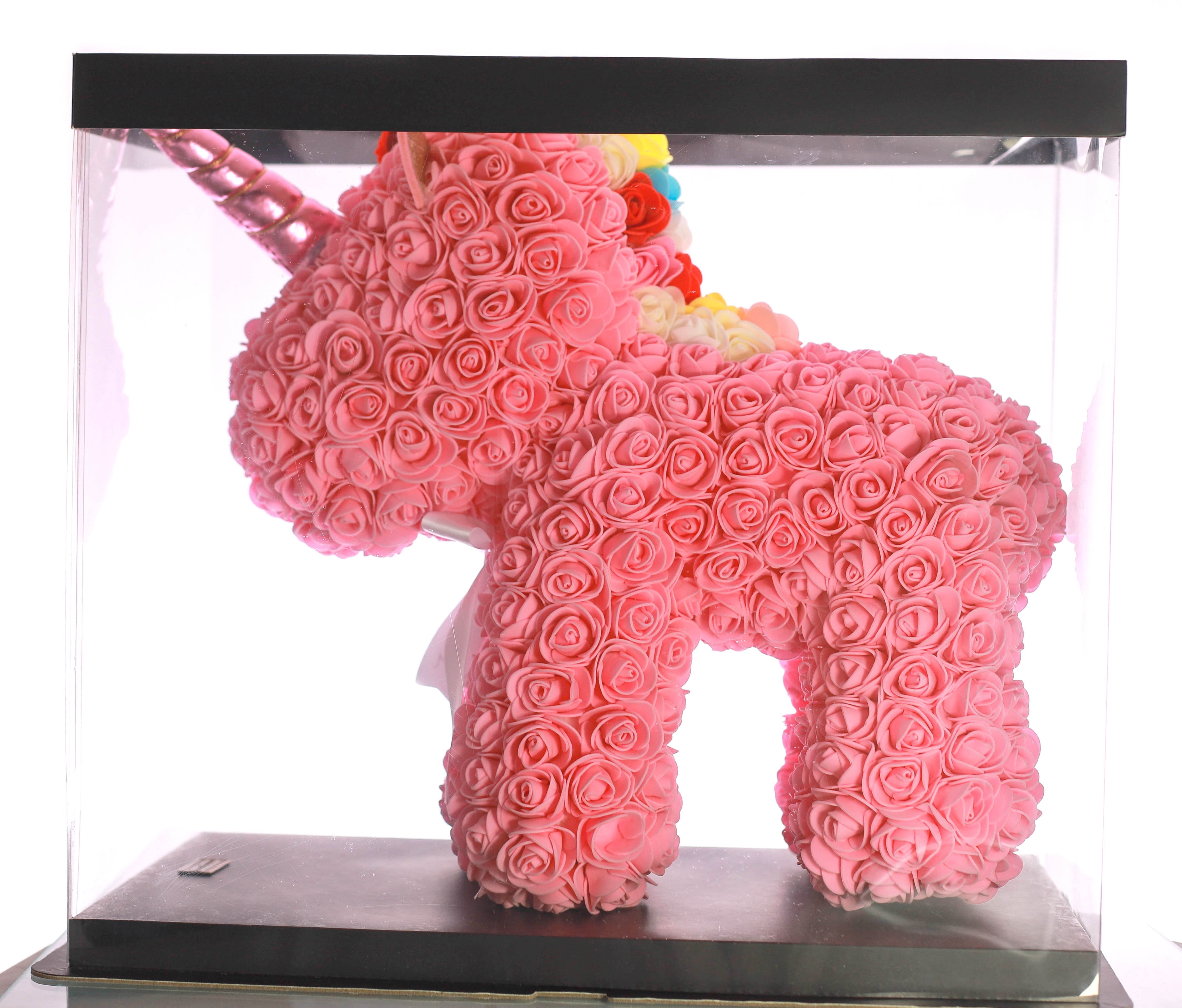 Pink Rose Unicorn Bear