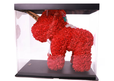 Red Rose Unicorn Bear