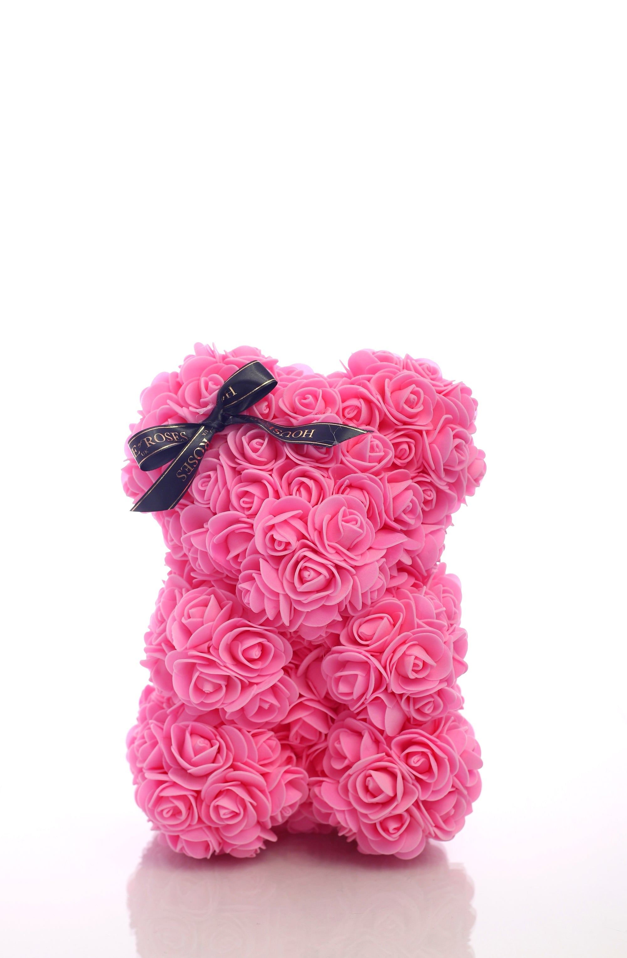 Pink Rose Bear (25cm)