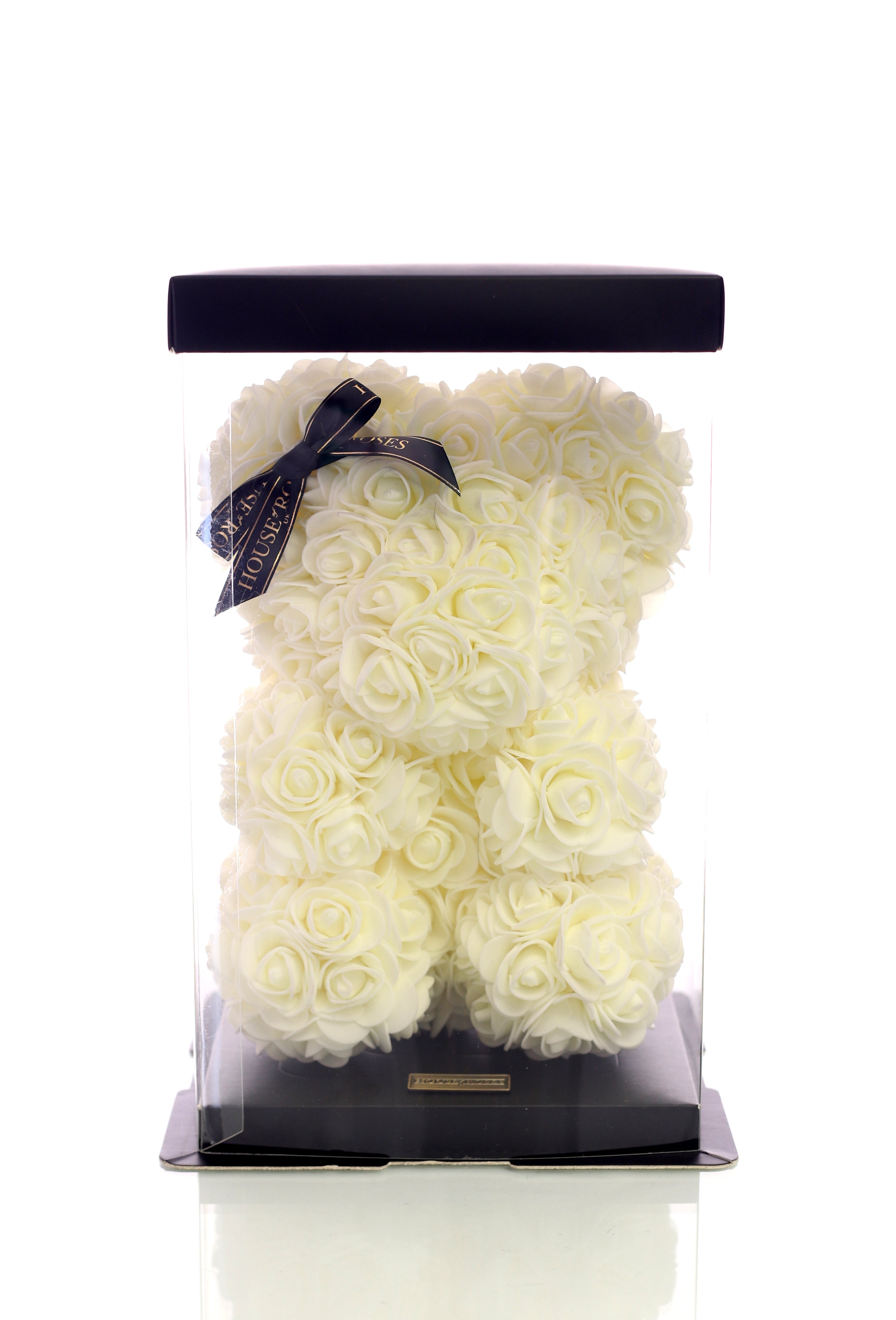 White Rose Bear (25cm)