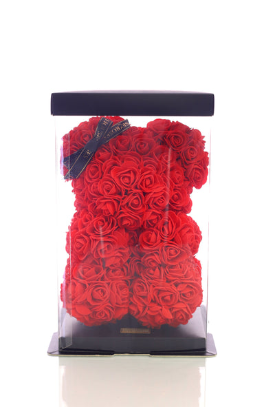 Red Rose bear (25cm)
