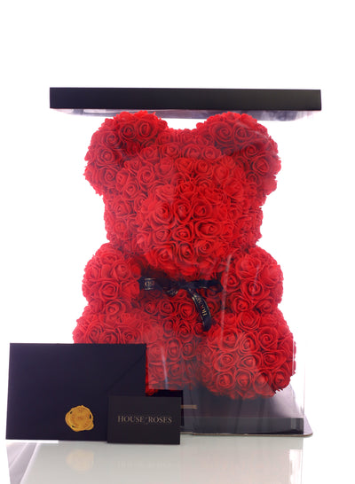 Red Rose Bear (40cm)