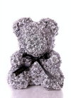 Exclusive Silver Rose Bear (40cm)
